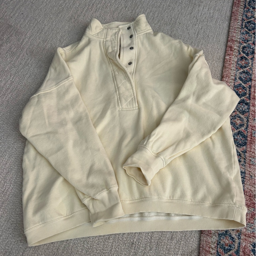 Aerie Yellow Button-Up